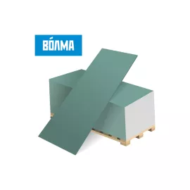 Гипсокартон влагостойкий Волма 2500х1200х12,5 мм